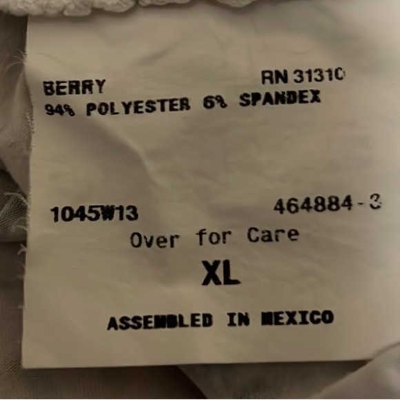 Women’s IZAYER,Boat Neck, Med. Batwing Sleeves,Elastic Sides Top,Multi Colors,XL - Picture 4 of 4